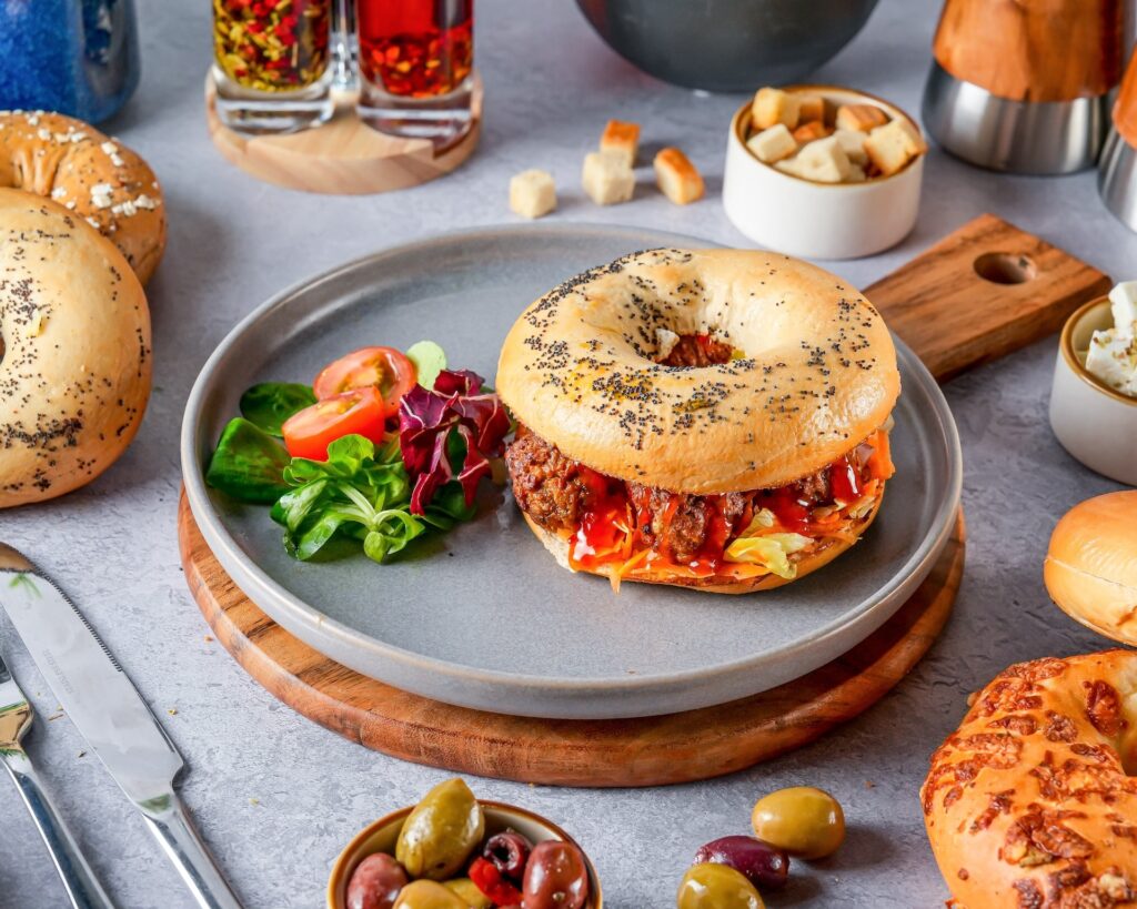 Mediterranean Falafel Bagel