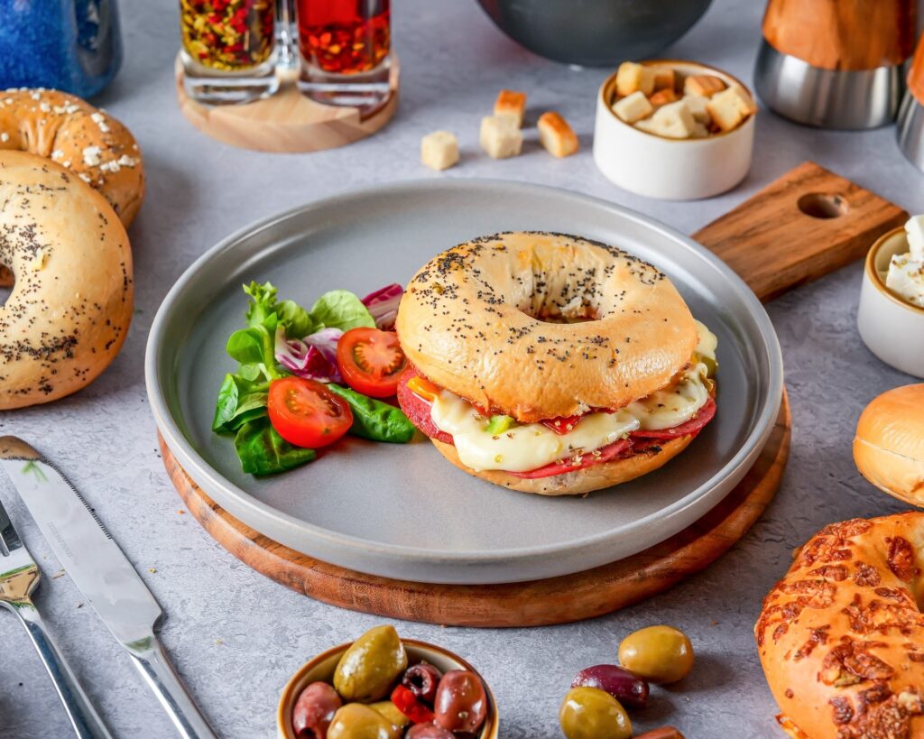 Salami Bagel